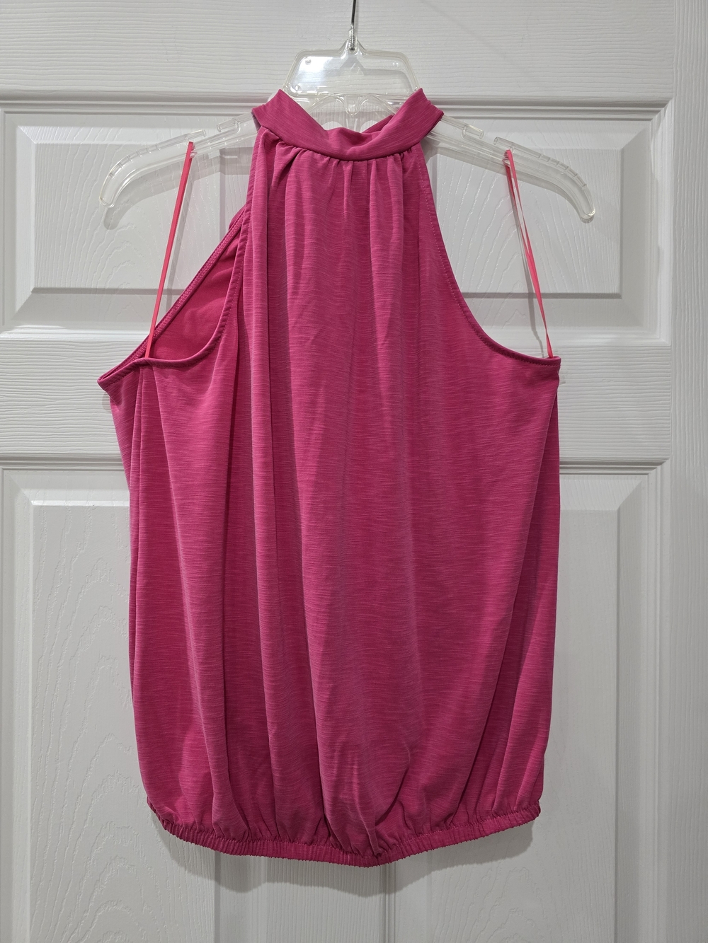 Green Envelope Hot Pink Halter Camisole Tank Size M